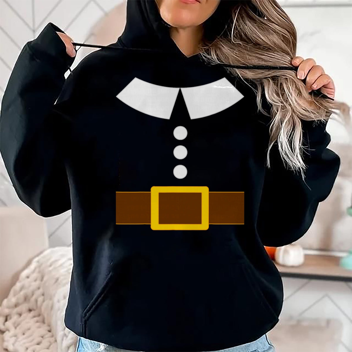 Best Thanksgiving Family Shirt , Funny Thanksgiving UnisexT-Shirt/Hoodie/Sweatshirt HLT00 - Thanksgiving Pilgrim Costume Shirt Adults Kids Turkey Day T-Shirt