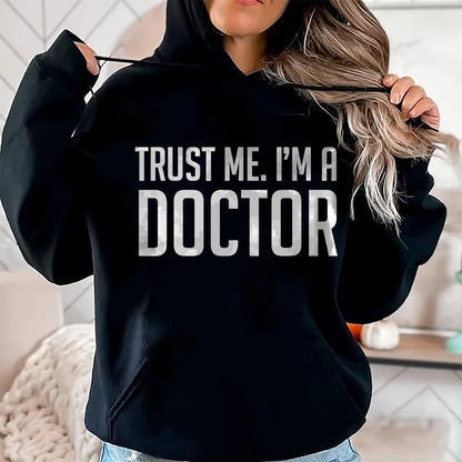 Best Doctor Shirt, Funny Doctor UnisexT-Shirt/Hoodie/Sweatshirt HLT00 - Trust Me I'm A Doctor Shirt T-Shirt, Men, Black, 3X-Large