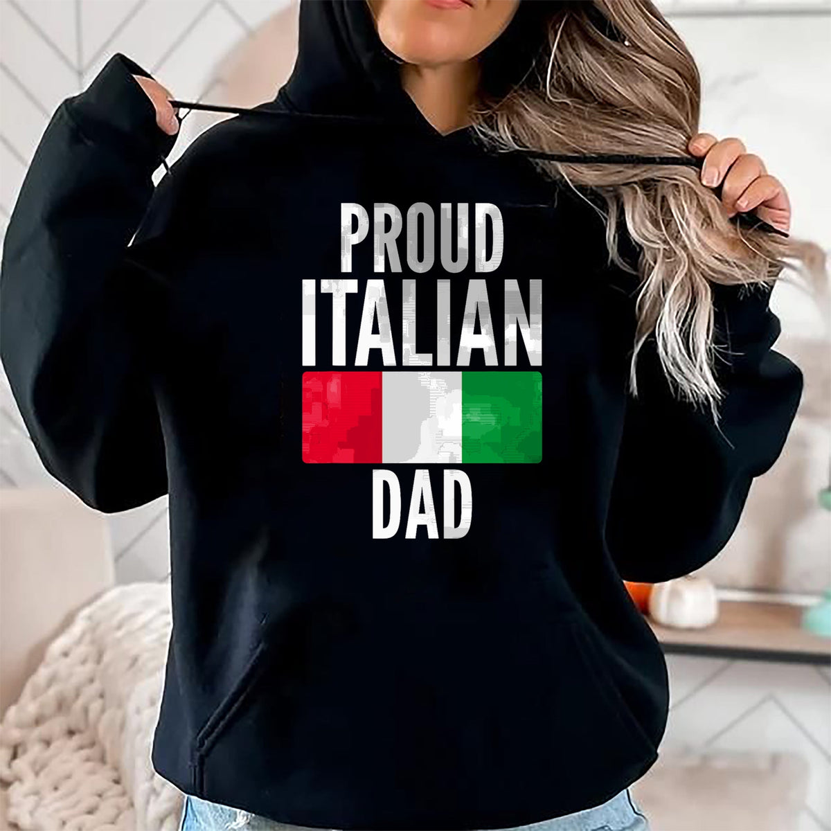 Gift for Dad Shirt, Funny Dad Unisex T-Shirt/Hoodie/Sweatshirt HLT00 – Proud Italian Dad Funny Saying for Italian Fathers T-Shirt