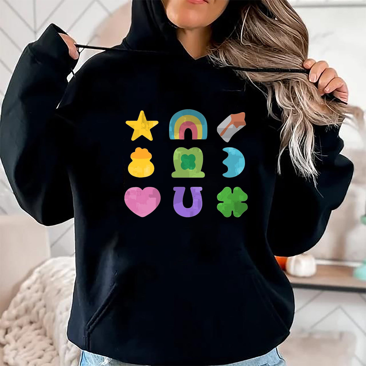 Gift for Mom Shirt, Funny Mom Unisex T-Shirt/Hoodie/Sweatshirt HLT00 - Lucky Cereal Marshmallow Shapes Magically Charms Delicious T-Shirt