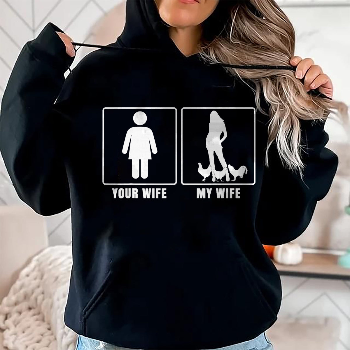 Best Farmer Life Shirt, Funny Farmer UnisexT-Shirt/Hoodie/Sweatshirt HLT00 - Your Wife My Wife Farmer Tshirt  Farm Life Husband Gift T-Shirt