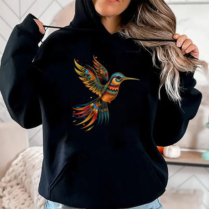 Native American T-Shirts, Vintage Native American Unisex T-Shirt/Hoodie/Sweatshirt HLT00 - Hummingbird Native American Tribal Arts Indian Indigenous