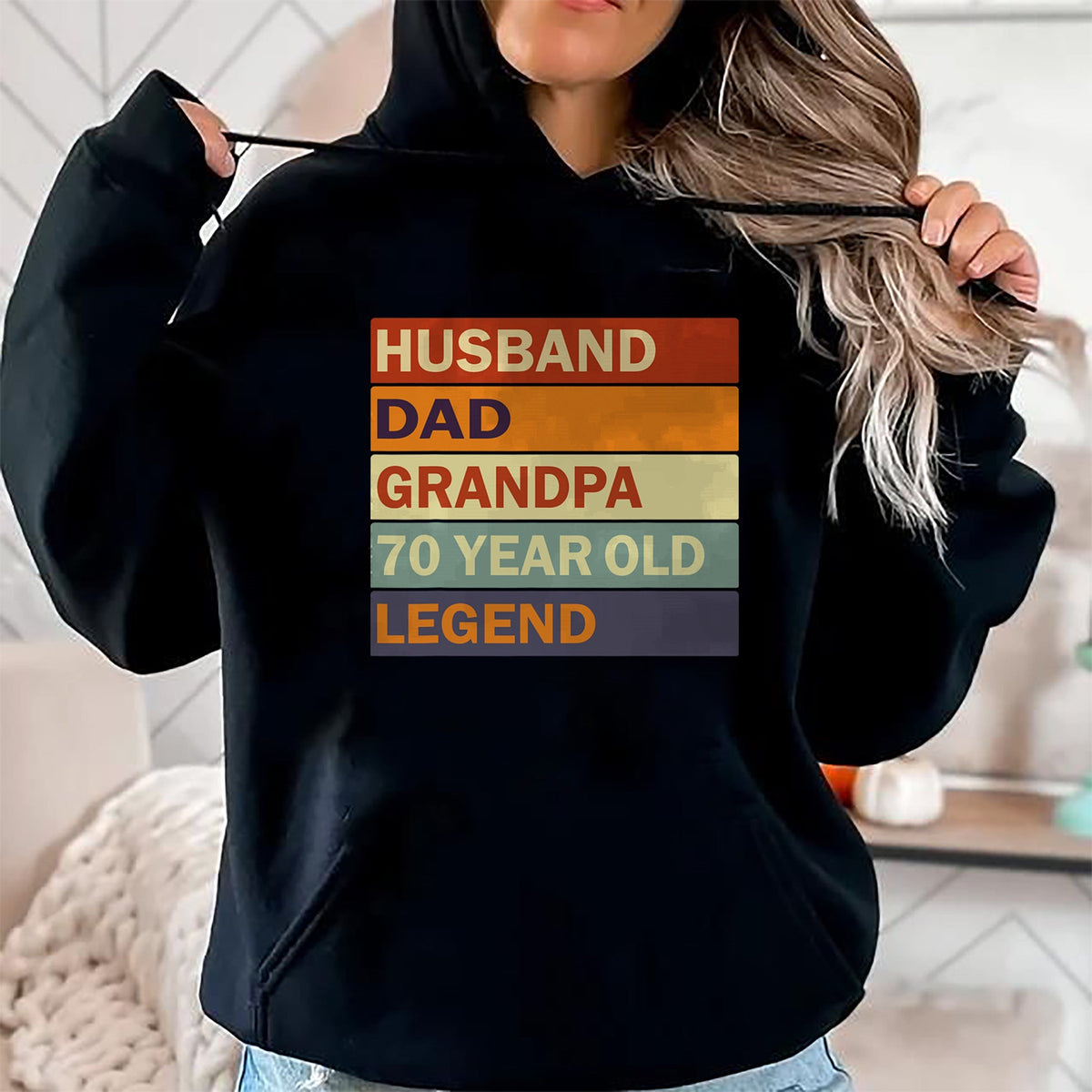 Gift for Dad Shirt, Funny Dad Unisex T-Shirt/Hoodie/Sweatshirt HLT00 – Vintage 70th Birthday Saying For 70 Year Old Dad And Grandpa T-Shirt