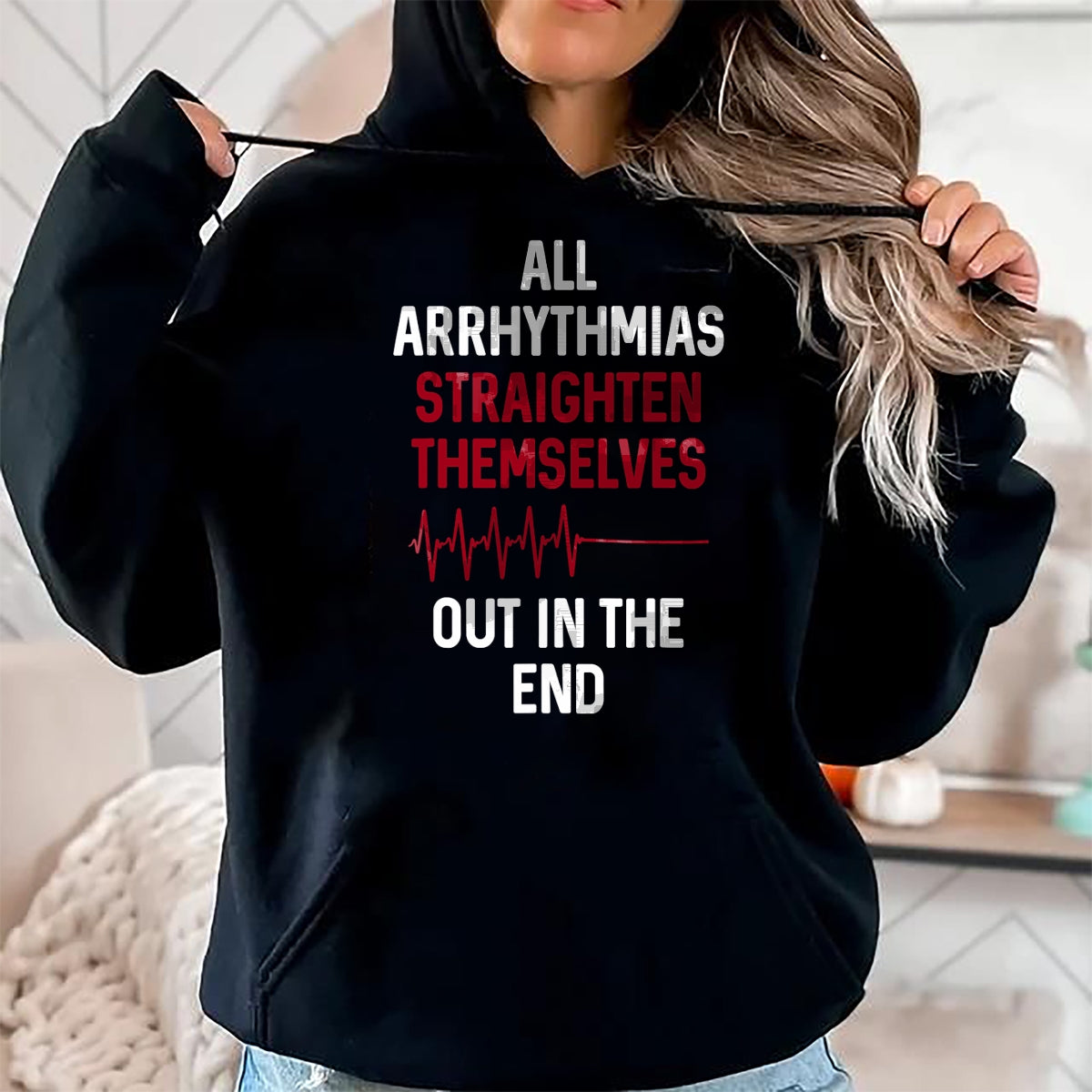 Best Doctor Shirt, Funny Doctor UnisexT-Shirt/Hoodie/Sweatshirt HLT00 - Arrhythmia Straighten Out  Medical Doctor Nurse T-Shirt
