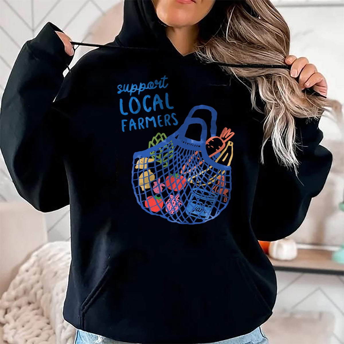 Best Farmer Life Shirt, Funny Farmer UnisexT-Shirt/Hoodie/Sweatshirt HLT00 - Support Local Farmers Italian Summer Fruit Farmers Market T-Shirt