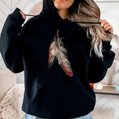Native American T-Shirts, Vintage Native American Unisex T-Shirt/Hoodie/Sweatshirt HLT00 - Indigenous American Native Tribal Headdress Feathers