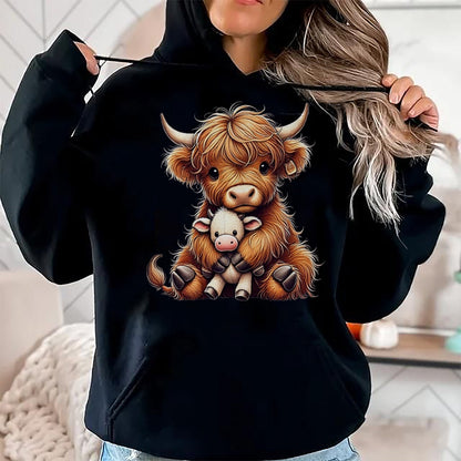Best Farmer Life Shirt, Funny Farmer UnisexT-Shirt/Hoodie/Sweatshirt HLT00 - Highland Cow Design for Farmers and Highland Cow T-Shirt