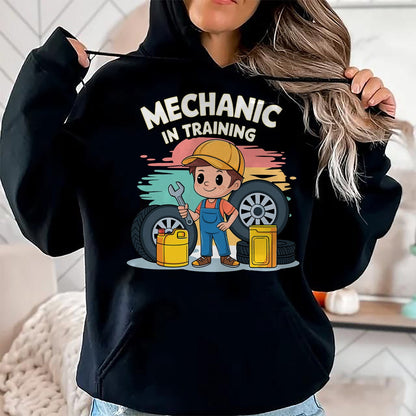 Best Mechanic Life Shirt, Funny Mechanic UnisexT-Shirt/Hoodie/Sweatshirt HLT00 - Future Mechanic Kids Outfit Mechanic in Training Style T-Shirt