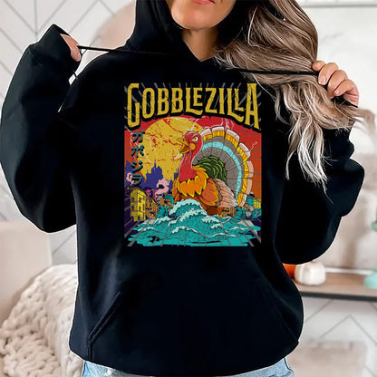 Best Thanksgiving Family Shirt , Funny Thanksgiving UnisexT-Shirt/Hoodie/Sweatshirt HLT00 - Turkey Day Thanksgiving Gobblezilla T-Shirt