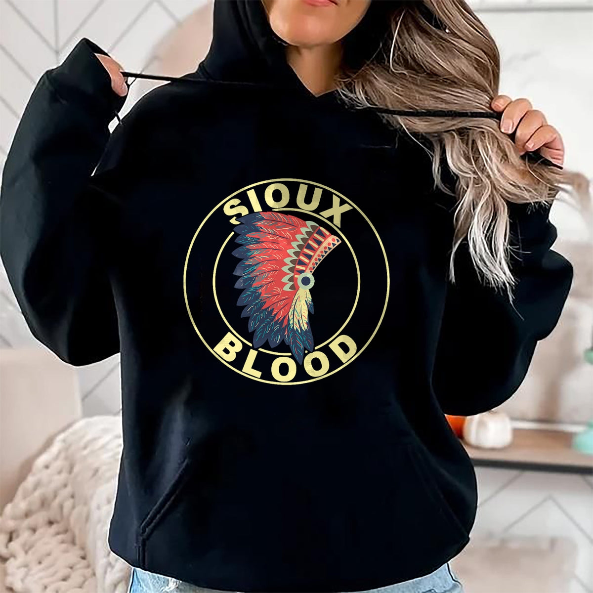 Native American T-Shirts, Vintage Native American Unisex T-Shirt/Hoodie/Sweatshirt HLT00 - Sitka Alaska Mallard Duck Bird Lover Native American Style T-Shirt (1)
