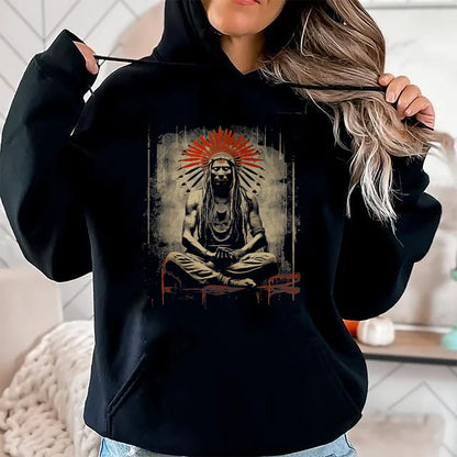 Native American T-Shirts, Vintage Native American Unisex T-Shirt/Hoodie/Sweatshirt HLT00 - Native American Indian  Vintage Cherokee Indigenous Art 19 T-Shirt