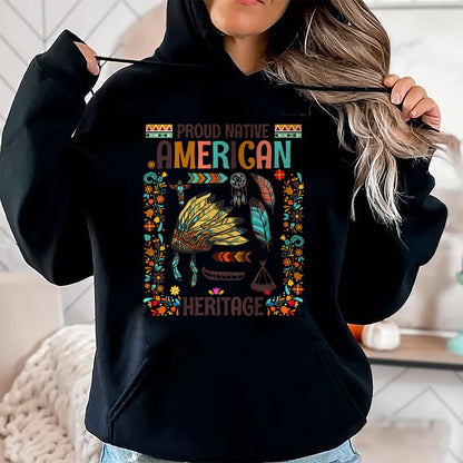 Native American T-Shirts, Vintage Native American Unisex T-Shirt/Hoodie/Sweatshirt HLT00 - Native American Heritage Idea For Women Native American T-Shirt