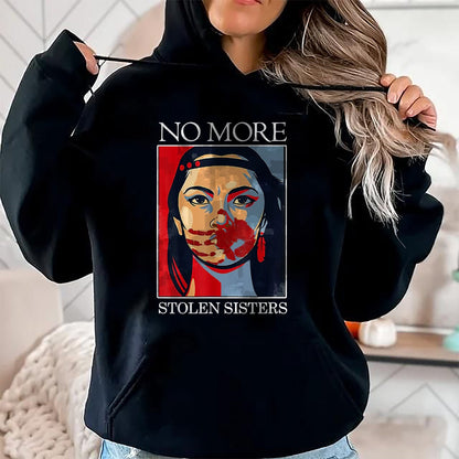 Native American T-Shirts, Vintage Native American Unisex T-Shirt/Hoodie/Sweatshirt HLT00 - Honor Awareness Native Americans No More Stolen Sisters T-Shirt