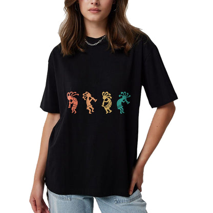 Native American T-Shirts, Vintage Native American Unisex T-Shirt/Hoodie/Sweatshirt HLT00 - American Flag - Dancing Kokopelli Southwestern USA Native American Symbol T-Shirt