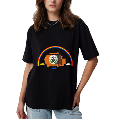 Native American T-Shirts, Vintage Native American Unisex T-Shirt/Hoodie/Sweatshirt HLT00 - NAVAJO NATION NATIVE AMERICAN INDIAN FLAG TRIBE RESERVATION T-Shirt (1)