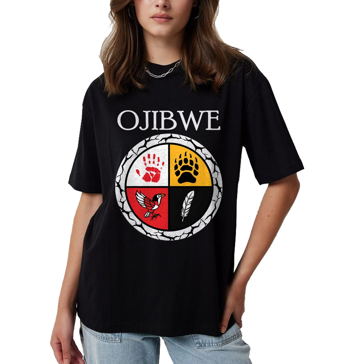Native American T-Shirts, Vintage Native American Unisex T-Shirt/Hoodie/Sweatshirt HLT00 - Oneida Tribe Native American Indian Pride Respect Darker T-Shirt