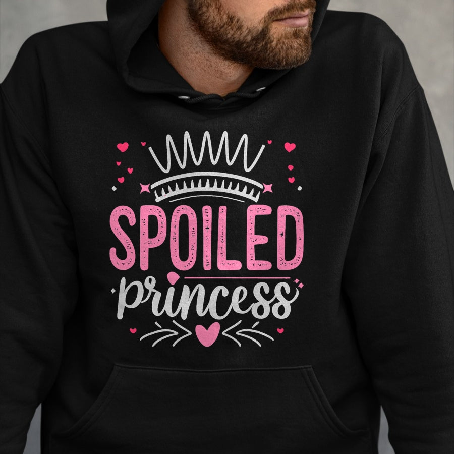 Best Wife Shirt, Wife and Husband Unisex T-Shirt/Hoodie/Sweatshirt HLT00 - Spoiled Princess Funny Women, Girl, Spoiled T-Shirt