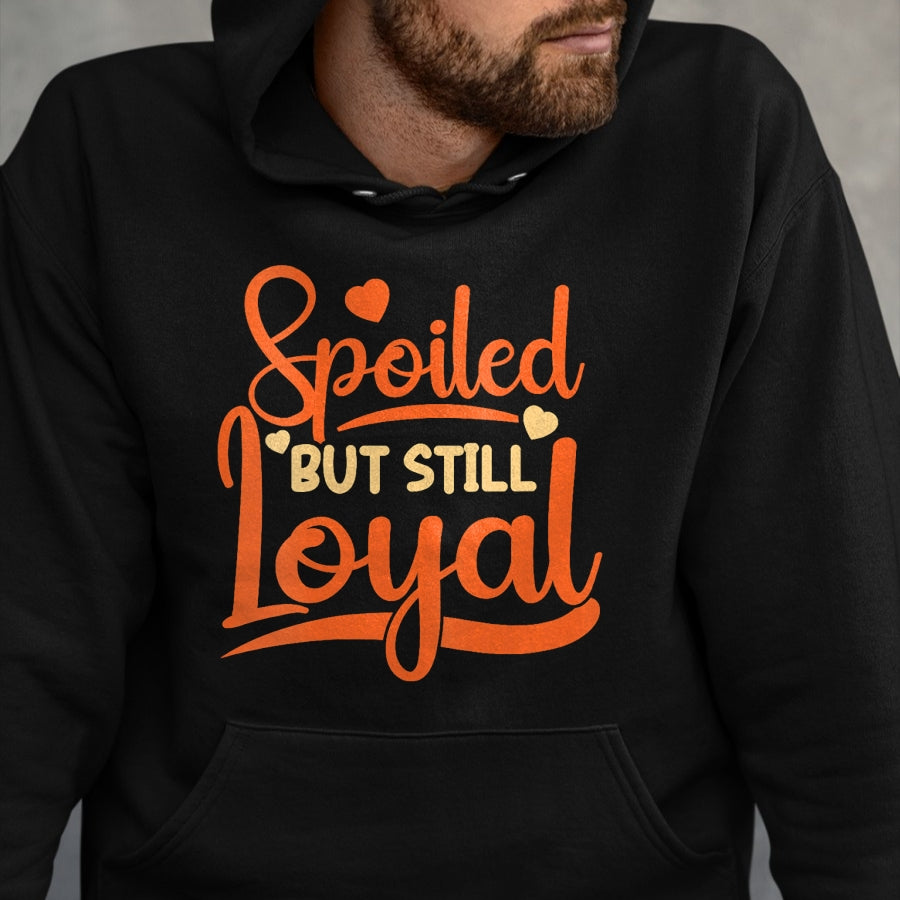 Best Wife Shirt, Wife and Husband Unisex T-Shirt/Hoodie/Sweatshirt HLT00 - Gift for wife T shirt, spoiled wife   Womens Funny Wife Spoiled But Still Loyal Spoiled Wife V-Neck (1)
