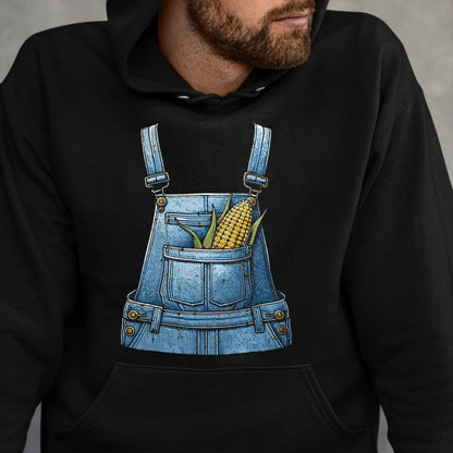 Best Farmer Life Shirt, Funny Farmer UnisexT-Shirt/Hoodie/Sweatshirt HLT00 - Halloween Overalls Corn Farm Costume Farmer Men Women Kids T-Shirt, Men, Black, Large
