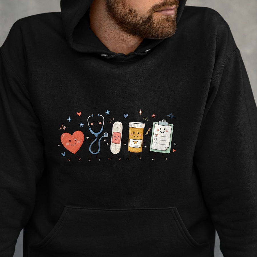 Best Doctor Shirt, Funny Doctor UnisexT-Shirt/Hoodie/Sweatshirt HLT00 - Medical Tools Nurse Doctor Pediatrician Characters NurseLife T-Shirt