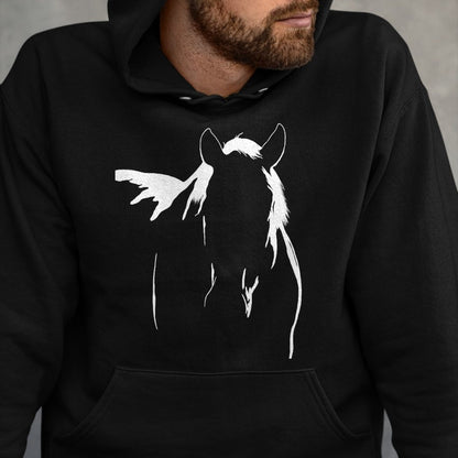 Best Horse Lover Shirt , Funny Horse UnisexT-Shirt/Hoodie/Sweatshirt HLT00 - Horse Silhouette Graphic Art Design T-Shirt