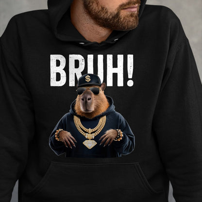 Cute Capybara Shirt, Funny Capybara Unisex T-Shirt/Hoodie/Sweatshirt HLT00 - Stylish Hip Hop Capybara Long Sleeve T-Shirt