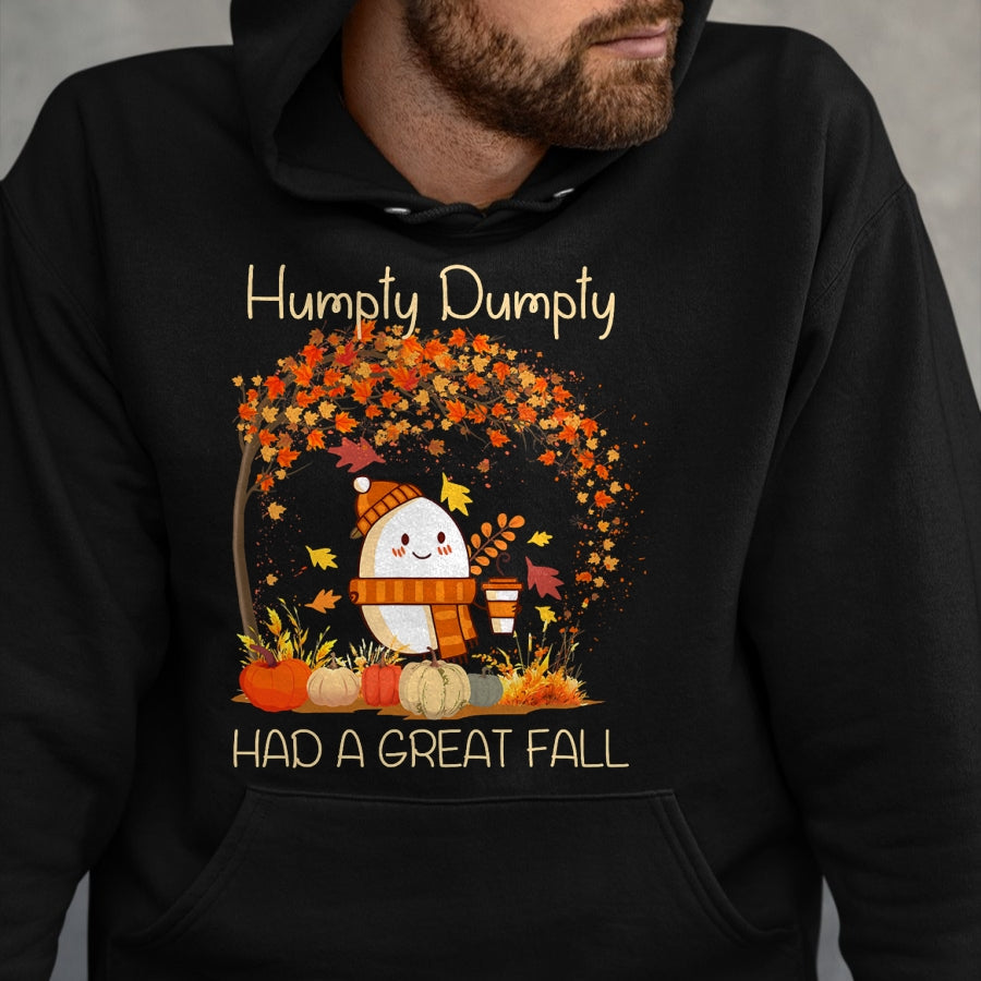 Best Thanksgiving Family Shirt , Funny Thanksgiving UnisexT-Shirt/Hoodie/Sweatshirt HLT00 - Humpty Dumpty Had A Great Fall Thanksgiving Autumn Halloween T-Shirt