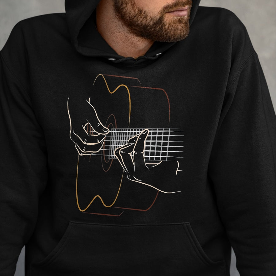Guitar Lover Shirt, Funny Guitar UnisexT-Shirt/Hoodie/Sweatshirt HLT00 - Cool Acoustic Guitar for Men Women Acoustic Guitar Player T-Shirt, Men, Black, 3X-Large