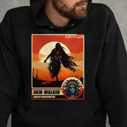 Native American T-Shirts, Vintage Native American Unisex T-Shirt/Hoodie/Sweatshirt HLT00 - Native American Folklore Cryptid Skinwalker