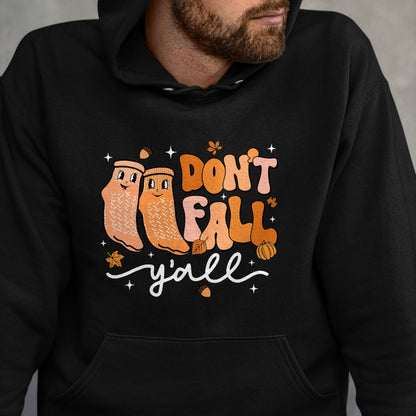 Funny Nurse Shirt, Nurse Unisex T-Shirt/Hoodie/Sweatshirt HLT00 - Don't Fall Y'all Fall Prevention Fall Physical Therapy Nurse T-Shirt