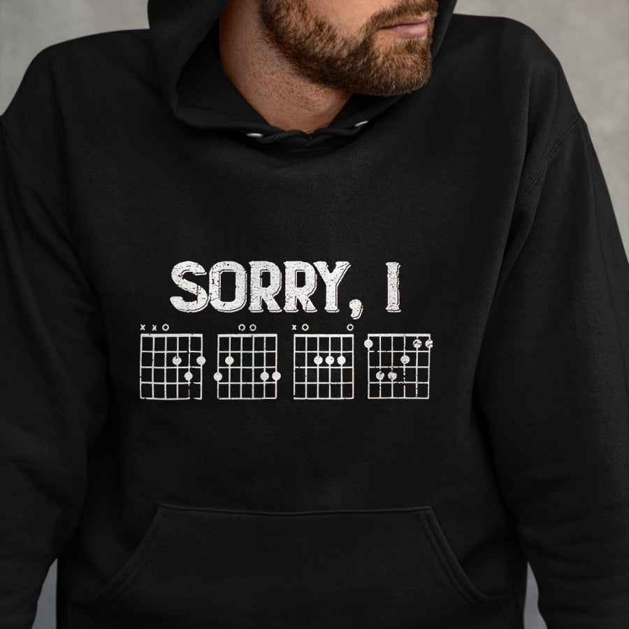 Guitar Lover Shirt, Funny Guitar UnisexT-Shirt/Hoodie/Sweatshirt HLT00 - Sorry I-DGAF Funny Guitar Chords T-Shirt, Men, Dark Green, XX-Large