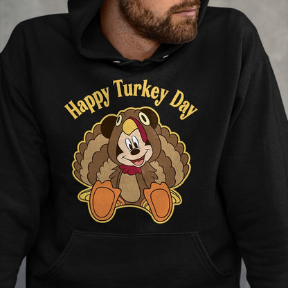 Best Thanksgiving Family Shirt , Funny Thanksgiving UnisexT-Shirt/Hoodie/Sweatshirt HLT00 - Disney Mickey and Friends Thanksgiving Mickey Turkey T-Shirt