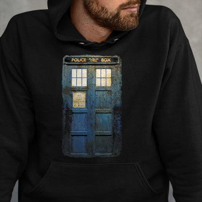 Best Doctor Shirt, Funny Doctor UnisexT-Shirt/Hoodie/Sweatshirt HLT00 - Cosplay Tardis Distressed Time-Traveller Sci-Fan T-Shirt
