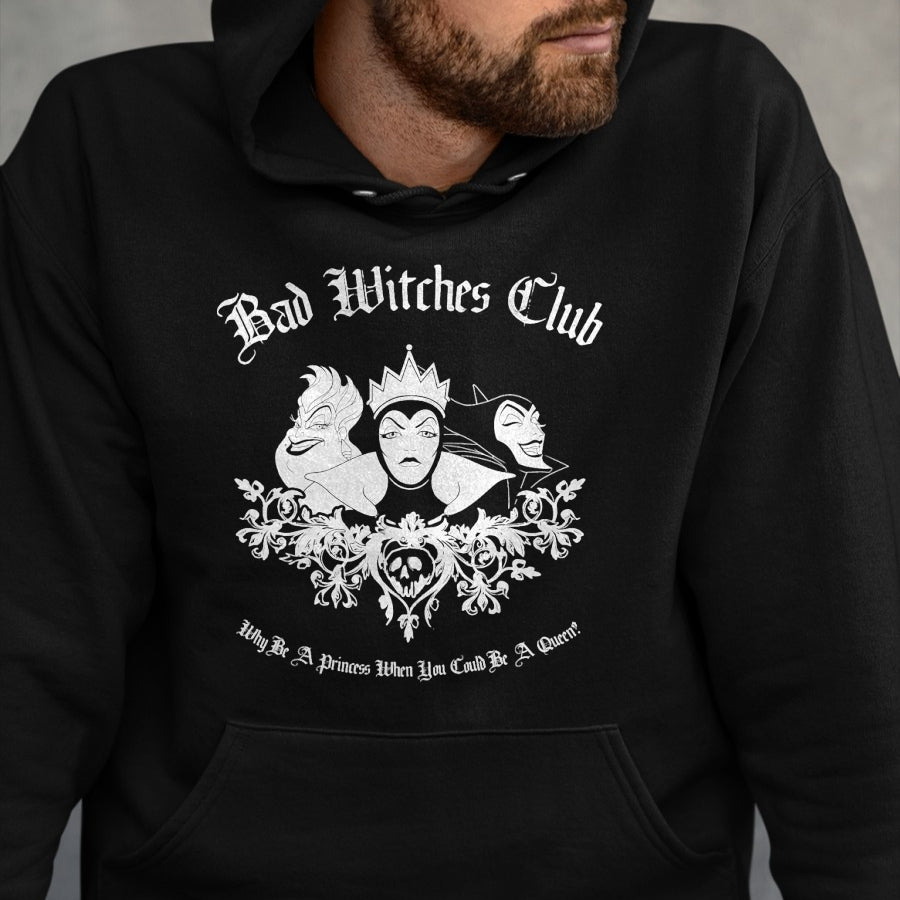 Best Wife Shirt, Wife and Husband Unisex T-Shirt/Hoodie/Sweatshirt HLT00 - Disney Villains Bad Witches Club Group Shot Vintage T-Shirt