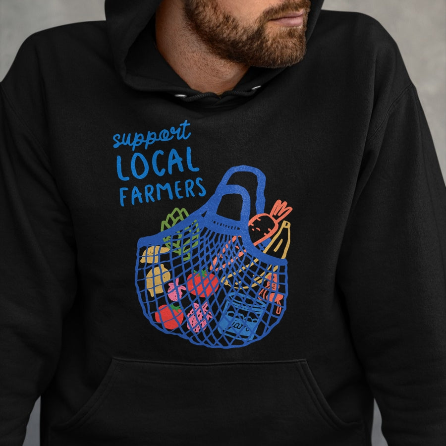 Best Farmer Life Shirt, Funny Farmer UnisexT-Shirt/Hoodie/Sweatshirt HLT00 - Support Local Farmers Italian Summer Fruit Farmers Market T-Shirt