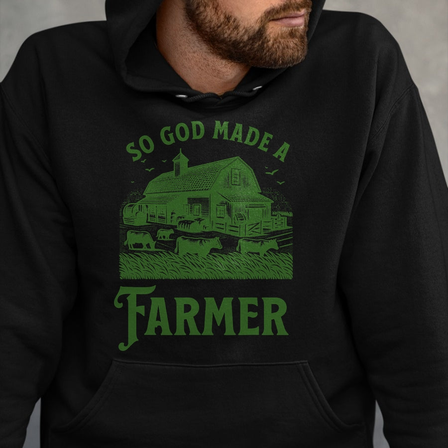 Best Farmer Life Shirt, Funny Farmer UnisexT-Shirt/Hoodie/Sweatshirt HLT00 - So God Made a Farmer Country Life T-Shirt for Fans T-Shirt