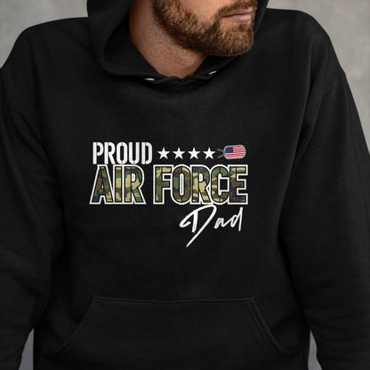 Gift for Dad Shirt, Funny Dad Unisex T-Shirt/Hoodie/Sweatshirt HLT00 – OCP Proud Air Force Dad T-Shirt