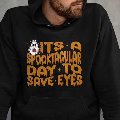 Best Doctor Shirt, Funny Doctor UnisexT-Shirt/Hoodie/Sweatshirt HLT00 - It's A Spooktacular Day to Save Eyes Halloween Eye Doctor T-Shirt