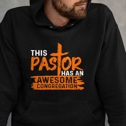 Best Wife Shirt, Wife and Husband Unisex T-Shirt/Hoodie/Sweatshirt HLT00 - Funny Pastor Appreciation Gift Men Christian Church Priest T-Shirt