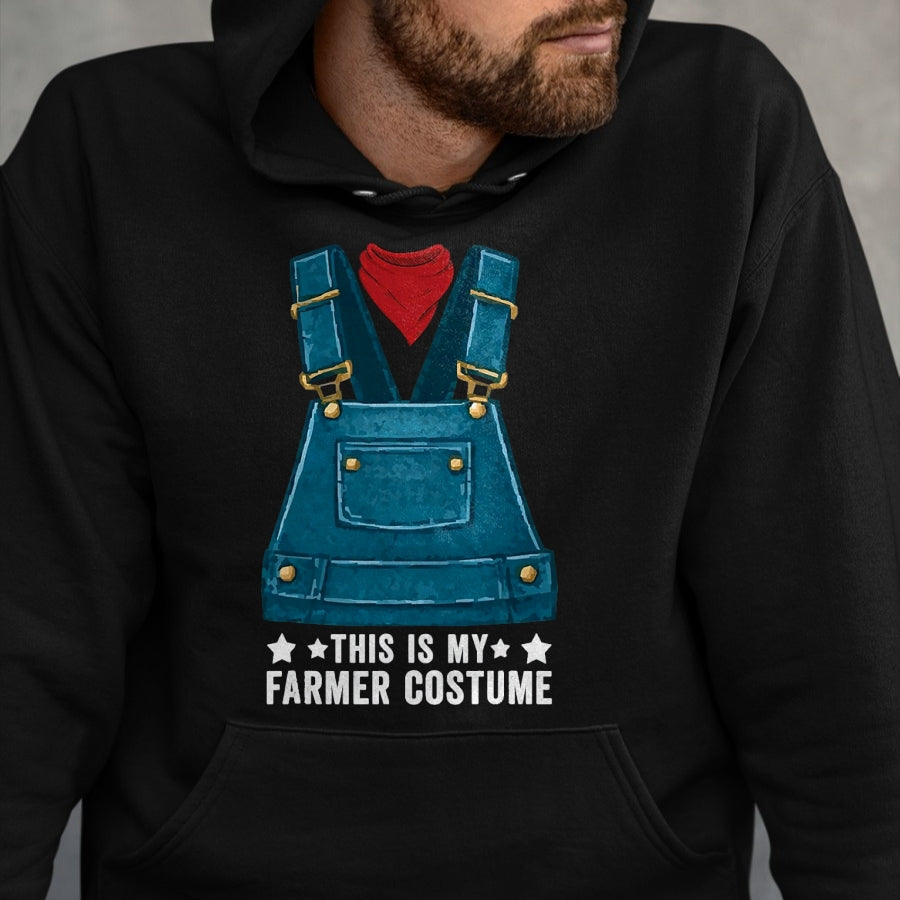 Best Farmer Life Shirt, Funny Farmer UnisexT-Shirt/Hoodie/Sweatshirt HLT00 - This is My Farmer Costume Halloween Funny Farm Farming T-Shirt, Men, Black, X-Large