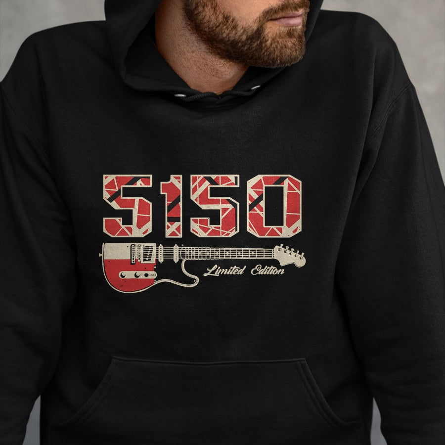 Guitar Lover Shirt, Funny Guitar UnisexT-Shirt/Hoodie/Sweatshirt HLT00 - Vintage 5150 Classic Rock Music Guitar Limited Edition T-Shirt