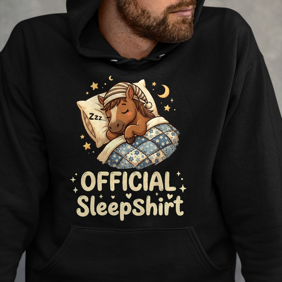 Best Horse Lover Shirt , Funny Horse UnisexT-Shirt/Hoodie/Sweatshirt HLT00 - Sleeping Horse Official Sleepshirt Sleepwear Pajama Bedtime T-Shirt