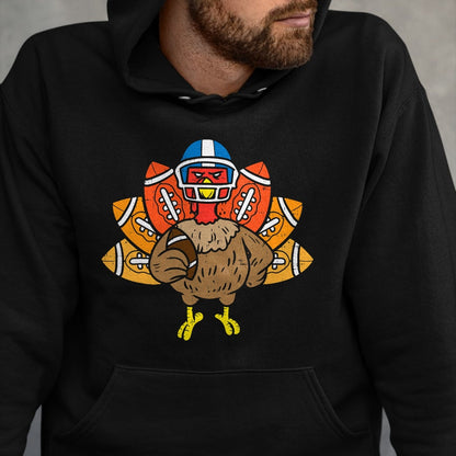 Best Thanksgiving Family Shirt , Funny Thanksgiving UnisexT-Shirt/Hoodie/Sweatshirt HLT00 - American Football Player Turkey Thanksgiving Day Sport Gift T-Shirt