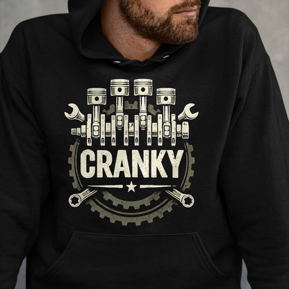 Best Mechanic Life Shirt, Funny Mechanic UnisexT-Shirt/Hoodie/Sweatshirt HLT00 - Cranky Car Engine Crankshaft Cars Lover Mechanics T-Shirt