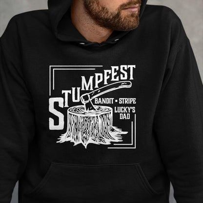 Gift for Dad Shirt, Funny Dad Unisex T-Shirt/Hoodie/Sweatshirt HLT00 – Funny Stumpfest Bandit stripe and lucky_s dad T-Shirt