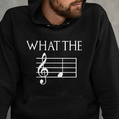 Guitar Lover Shirt, Funny Guitar UnisexT-Shirt/Hoodie/Sweatshirt HLT00 - What The F Musical Note T-Shirt