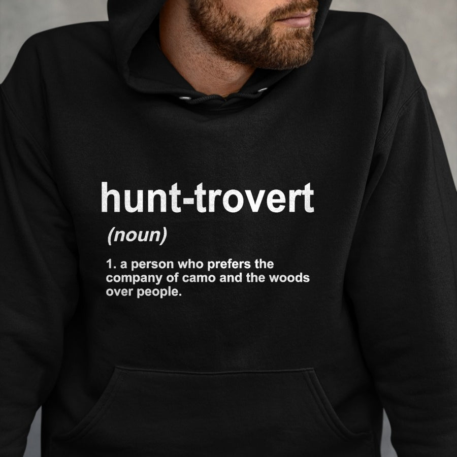 Funny Hunting Shirt, Gift For Hunting Lover Unisex T-Shirt/Hoodie/Sweatshirt HLT00 - Funny Hunting Shirts for Hunters Men, Hunt-trovert Hunting T-Shirt