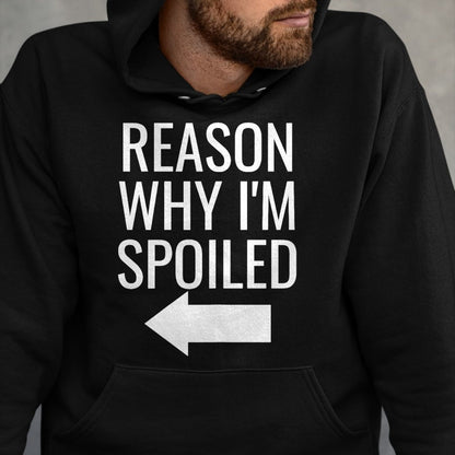 Best Wife Shirt, Wife and Husband Unisex T-Shirt/Hoodie/Sweatshirt HLT00 - Reason Why I'm Broke Spoiled Funny Matching Couples T-Shirt (1)