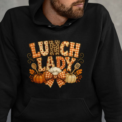 Best Thanksgiving Family Shirt , Funny Thanksgiving UnisexT-Shirt/Hoodie/Sweatshirt HLT00 - Lunch Lady Fall Thanksgiving Pumpkins Leaves Soups Thankful T-Shirt