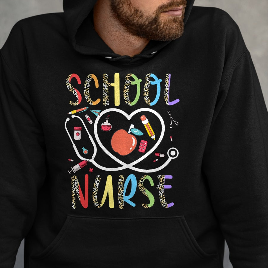 Funny Nurse Shirt, Nurse Unisex T-Shirt/Hoodie/Sweatshirt HLT00 - School Nurse Appreciation Nursing Nurse Day & Nurse Week T-Shirt